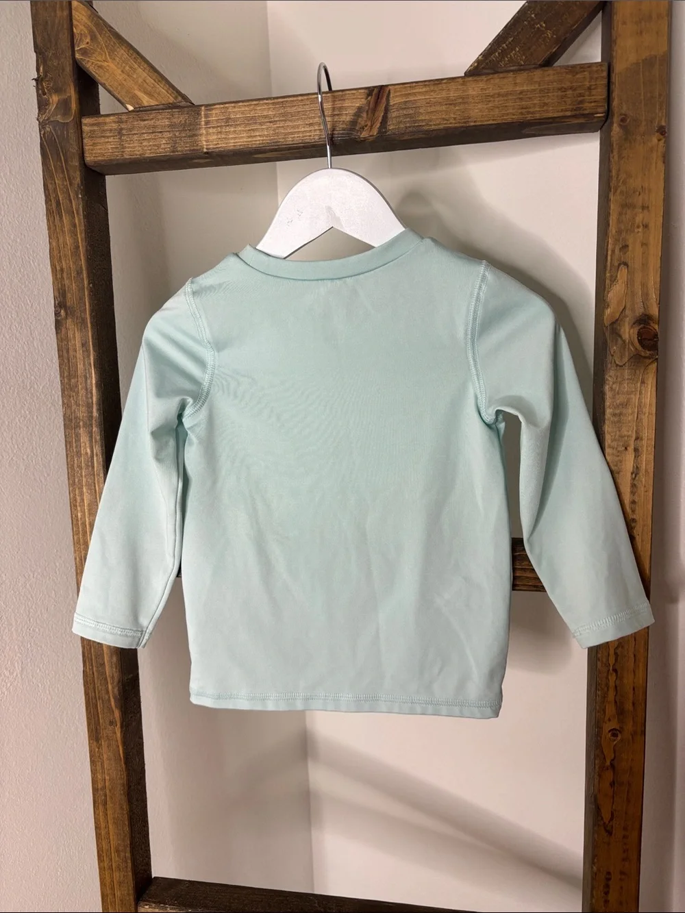 Cat & Jack Mint Green Long-Sleeve Swim Rashguard Size 2T